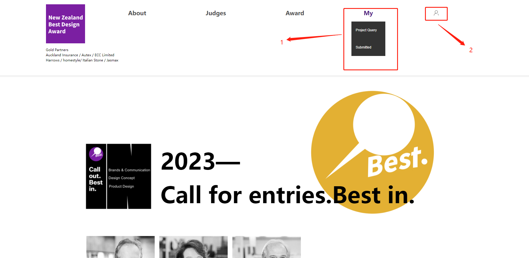 New Zealand Best Design Award Contest System User Manual